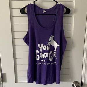 Goat Yoga Tank Top Size XL